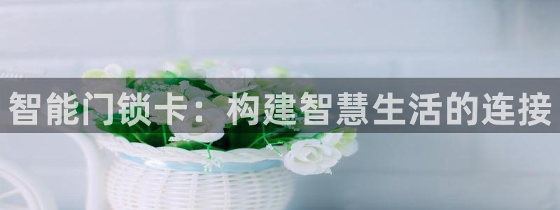 开丰娱乐登陆地址：智能门锁卡：构建智慧生活的连接