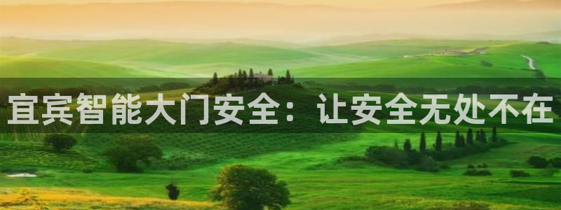开丰娱乐趣 7O935：宜宾智能大门安全：让安全无处不在