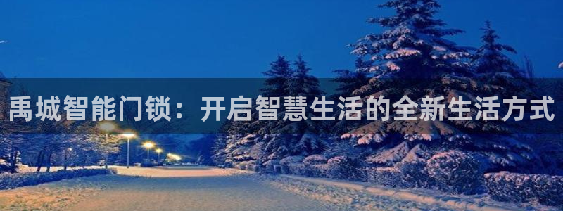 开丰娱乐靠谱吗：禹城智能门锁：开启智慧生活的全新生活方式