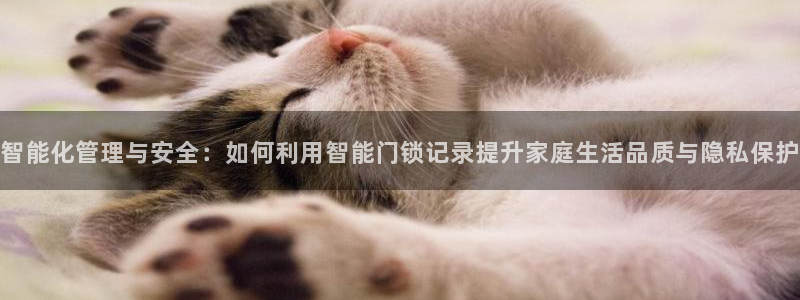 开丰娱乐官网：智能化管理与安全：如何利用智能门锁记录提升家庭