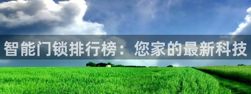 开丰娱乐登入地址查询：智能门锁排行榜：您家的最新科技