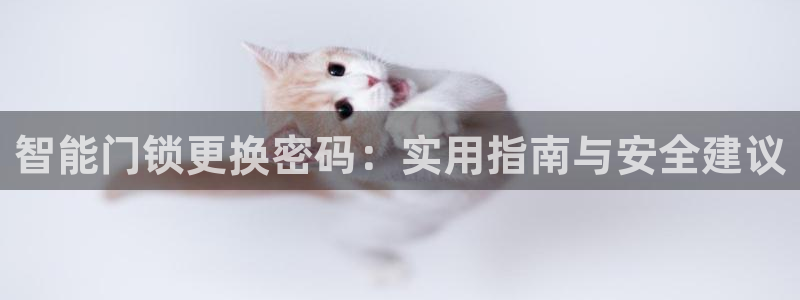 开丰娱乐最新活动：智能门锁更换密码：实用指南与安全建议