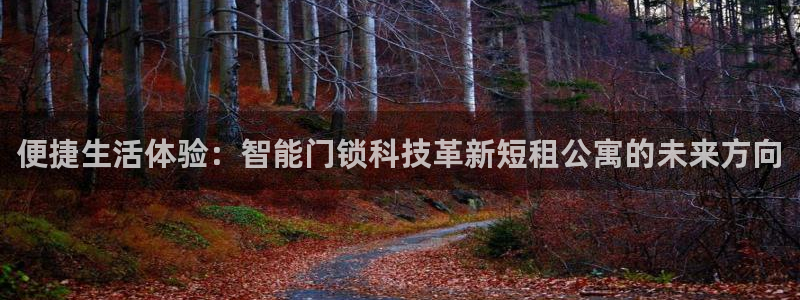 开丰娱乐平台登录网址：便捷生活体验：智能门锁科技革新短租公寓