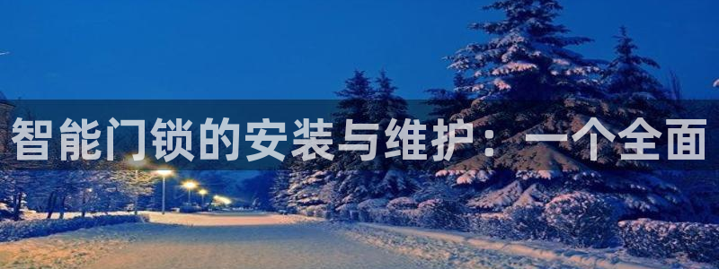 开丰娱乐更多平台：智能门锁的安装与维护：一个全面