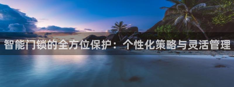 开丰娱乐怎么开转点：智能门锁的全方位保护：个性化策略与灵活管
